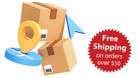 Free Shipping on orders over $50